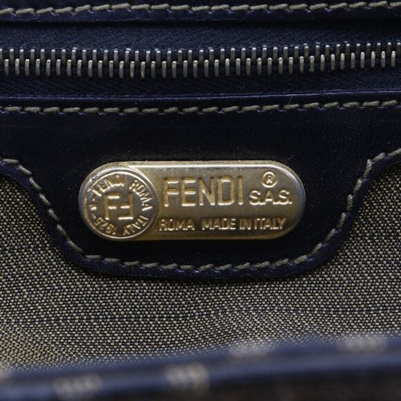Fendi Zucca Pattern Canvas and Leather Backpack and Daypack main image 7